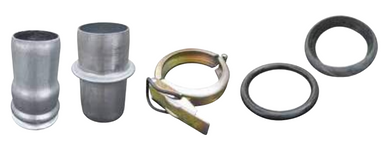 Travis Fitting Set Galvanised 5in 125mm