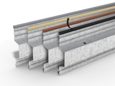 Key Joint Retained Capping PVC 12mmx24m Grey