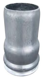 Female Travis Fitting Galvanised 5in 125mm