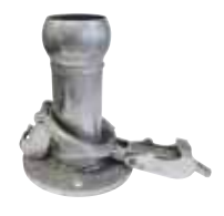 Male Bauer To Flange Galvanised 3in 75mm
