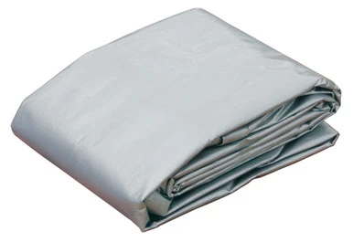 Tarpaulin, 5.4 x 3.6m, Silver/Black