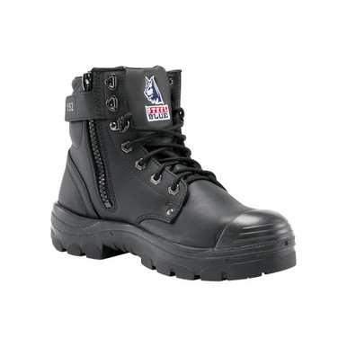 Zip Bump Cap Safety Boot Size 13 Black