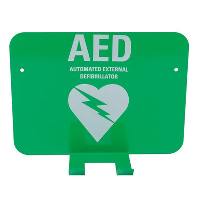 AED Defibrillator Wall Bracket With Signage