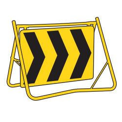 Double Sided Swing Stand Directional arrows