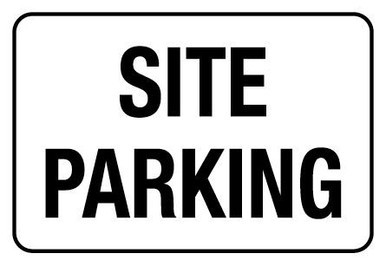 Site Parking Information Sign Poly 600x450mm