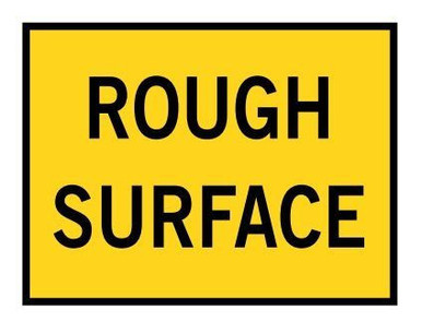Rough Surface Boxed Edge Sign