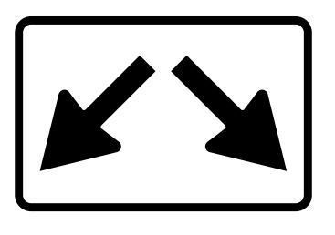 Central Obstruction Marker Class 1 450x300mm