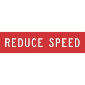 Reduce Speed Class 1 Corflute 1200x300mm