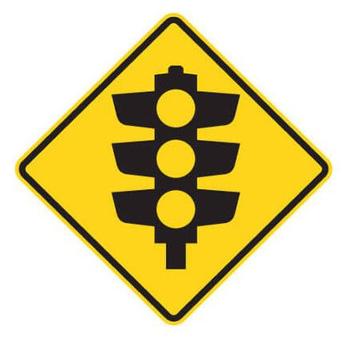 Warning Sign - TRAFFIC LIGHTS