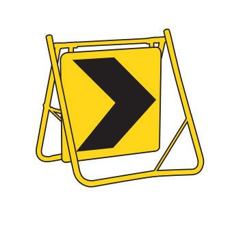 Swing Stand Sign, CHEVRON