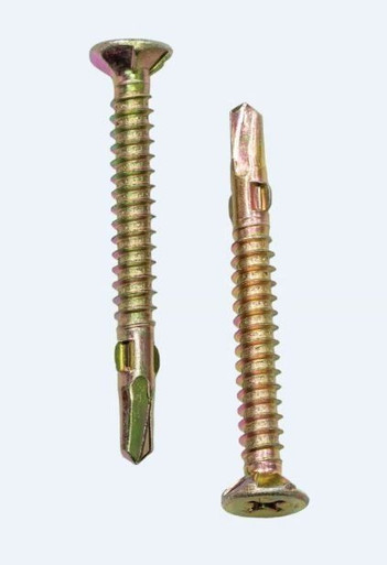 Self Drilling Countersunk Wing Screw Metal Timber 10-16x40