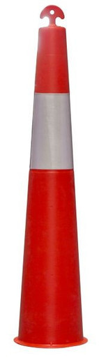 Stackable mighty cone traffic cone 1 metre high