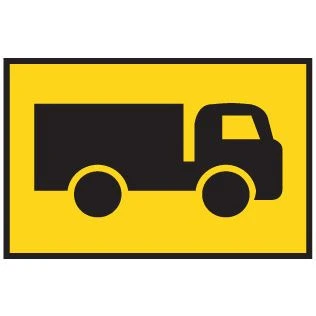 Boxed Edge Road Sign - TRUCK 600x900mm