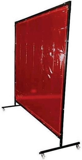 Welding Screen Curtain Only 1.8x2m Red