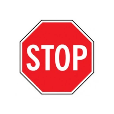 Stop Regulatory Sign 600x600mm