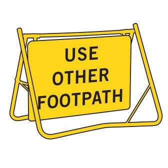 Swing Stand Sign, USE OTHER FOOTPATH