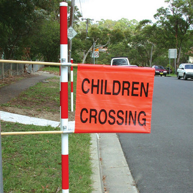 School Crossing Post Set