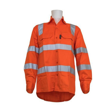 Long Sleeve Shirt Taped 2XL Orange Victoria