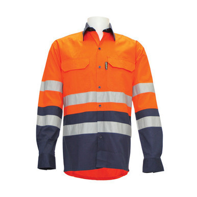 Arc Rated Shirt Taped 3XL Orange Navy