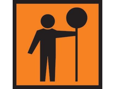 Traffic Controller Multi Message Sign Corflute 600x600mm Queensland