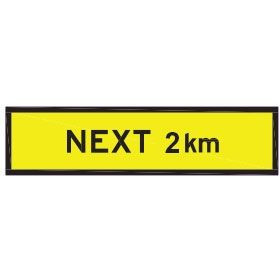 Next 2km Class 1 Sign Corflute 1200x300mm