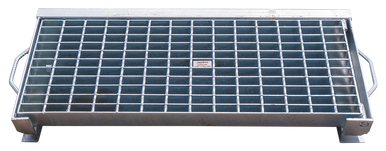 Hinged Gully Grate And Frame SkirtedClass D 900x450mm