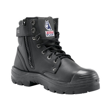 Zip Bump Cap Safety Boot Size 11 Black