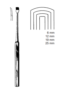 Product Vet Spectrum Key Elevator, 7.5in.(19cm), Straight, 6mm Wide Tip | SAH.700030 Image