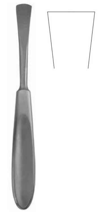 Product Vet Spectrum Cushing Elevator, 7.5" (19cm), Straight Shaft, 16mm Flat Tip, Sharp | SAH.700071 Image