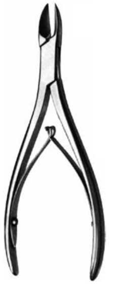 Product Vet Spectrum Liston Bone Cutting Forcep, 7.5" (19cm), Angled, Single Action | SAH.701685 Image