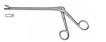 Product Vet Spectrum Spurling Rongeur, 4.75" (12cm), Angled Down, 4x10 mm Jaw | SAH.702021 Image
