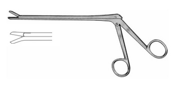 Product Vet Spectrum Cushing Rongeur, 7" (18cm), Angled Down, 2x10mm Jaw | SAH.702036 Image