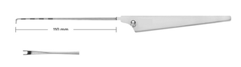 Product Vet Spectrum Smillie Meniscotome, 9.5" (24cm), 110mm Working Length, Triangular Handle, 7mm Width | SAH.703024 Image