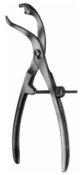 Product Vet Spectrum Verbrugge Bone Holding Forcep, 11" (15cm), 11mm Jaw Width, Speedlock | SAH.703744 Image
