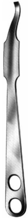 Product Vet Spectrum Hohmann Retractor, 10.25" (26cm), 2 Finger Holes, Flat Broad Tip, 22mm | SAH.704138 Image