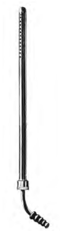 Product Vet Spectrum Poole Suction Tube, 7.5" (19cm), Curved, 17 Fr. (5.5mm) | SAH.705140 Image