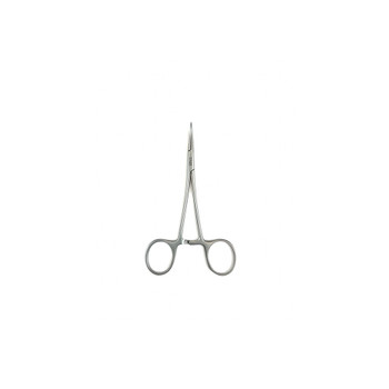 Product Vet Spectrum Halsted Mosquito Forcep, 5", Curved, Micro Tips | SAH.720248 Image