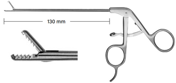 Product Spectrum Alligator Grasping and Biopsy Forcep with Ratchet, 5.1" (130 mm) Working Length, 3.4mm Tip Width | SAH.720835 Image