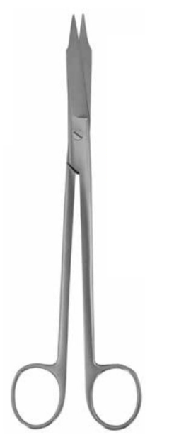 Product Vet Spectrum Martin Cartilage Scissor, 8" (20cm), Curved, Saw Edge | SAH.721747 Image