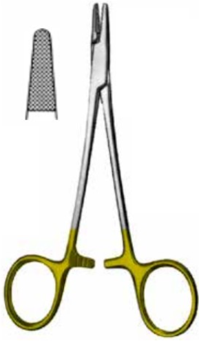 Product Vet Spectrum Baumgartner Needle Holder, 5" (13cm), TC | SAH.722029 Image