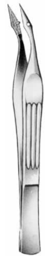 Product Vet Spectrum Walter-Carmalt Splinter Forcep, 4.25" (10.5cm), Angled | SAH.722623 Image