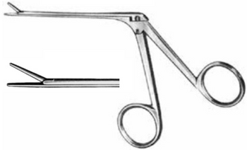 Product Vet Spectrum Hartmann Alligator Forcep, 3" (7.5cm) Working Length, Smooth Jaw, Fine Tip, (1.8x1.2x4 mm Jaw) | SAH.723104 Image