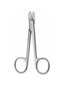 Product Vet Spectrum Bee Bee Scissor, 4" (10cm), Claw Clipper with Notch | SAH.724005 Image