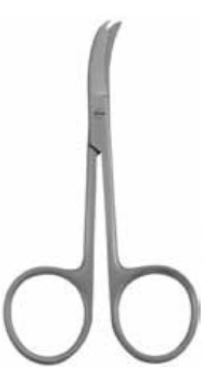 Product Vet Spectrum Spencer Suture Scissor, 4.75" (12cm), Straight | SAH.724009 Image