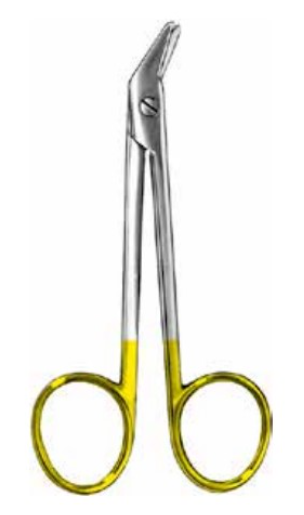 Product Vet Spectrum Universal Wire Cutting Scissor, 4.75" (12cm), Angled, Serrated, TC | SAH.724012 Image