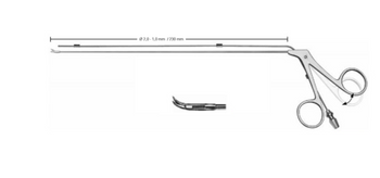 Product Vet Spectrum Laryngeal Scissor, 9" (230mm), Straight, Angled Up Hortizal Cutting Micro Scissor Tip | SAH.724027 Image