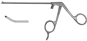 Product Spectrum Hook Scissor, 5.1" (130mm) Working Length, 3.4mm Tip Width, 30 Degree Curved Right | SAH.725001 Image