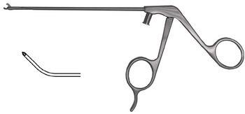 Product Spectrum Hook Scissor, 5.1" (130mm) Working Length, 3.4mm Tip Width, 45 Degree Curved Right | SAH.725005 Image