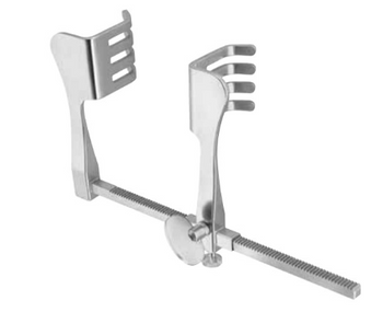 Product Vet Spectrum Badley Laminectomy Spreader, 165mm Spread, 50x45mm Blades, 4x4 Prongs, Blunt | SAH.732005 Image