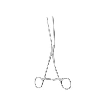 Product Vet Spectrum Leland-Jones Vascular Clamp, 7.5", 30 Deg. Tip Angle, Atraumatic Jaws | SAH.739761 Image